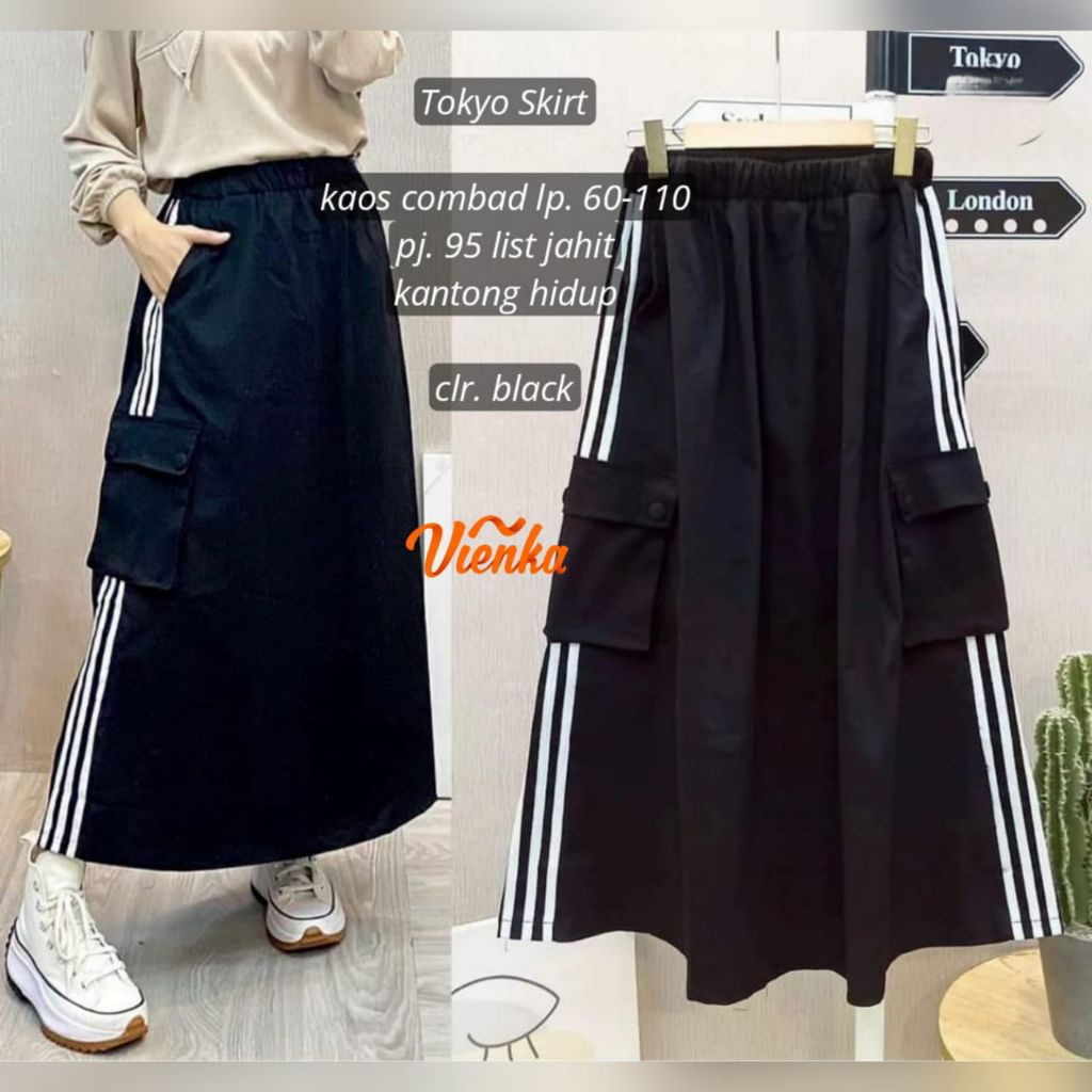 Tokyo Skirt Cargo Jumbo/Rok Cargo/Rok Kaos Combed