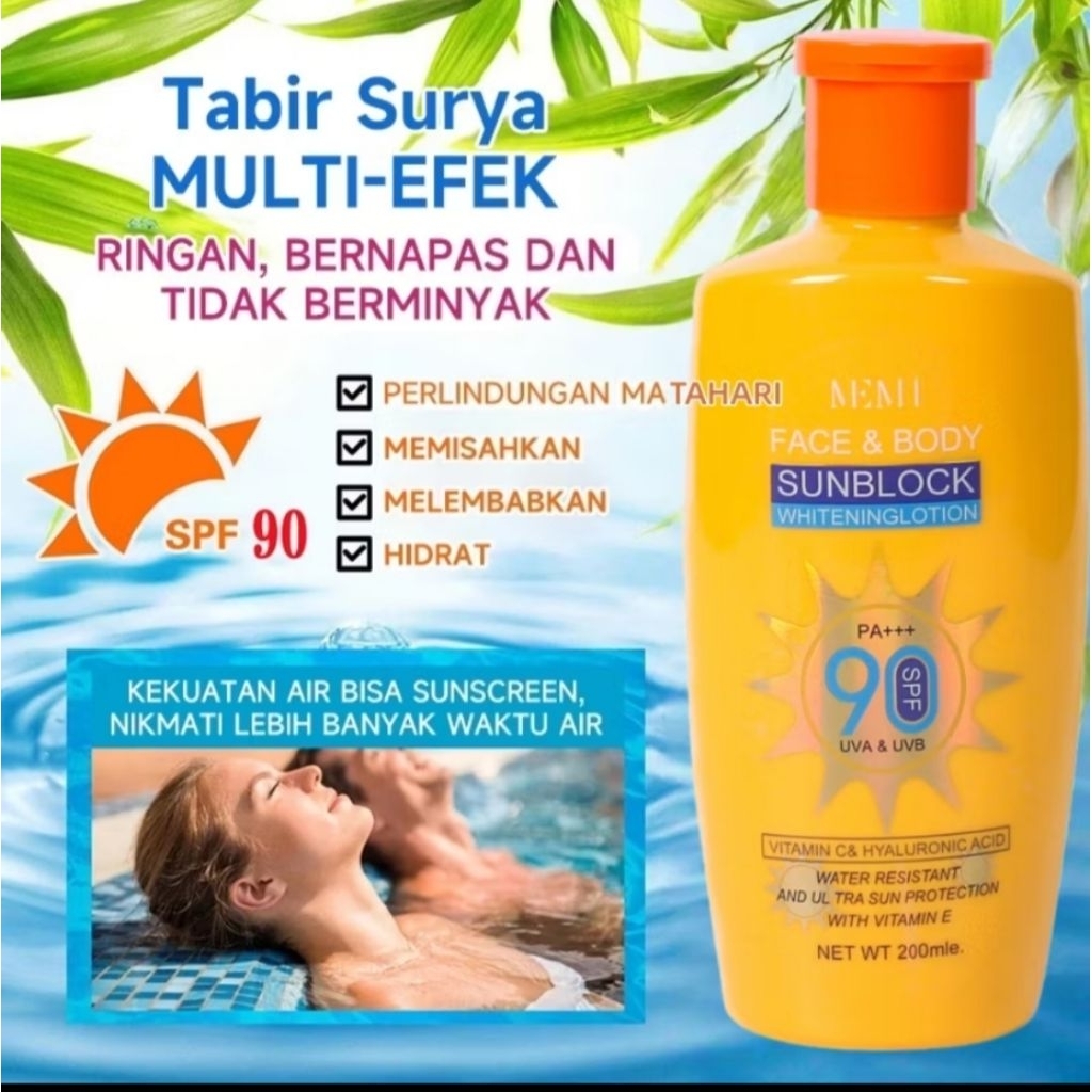 Sunscreen Lotion  SUNBLOCK Whitening Lotion SPF 90