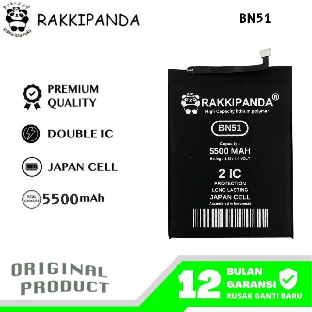 RakkiPanda - BN51 Redmi 8 / Redmi 8A / Redmi 8A Pro Batre Batrai Baterai
