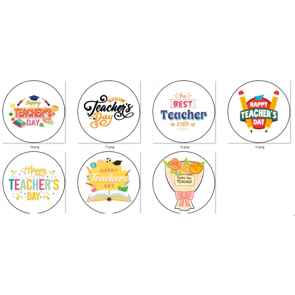 stiker hari guru Happy Teacher’s day