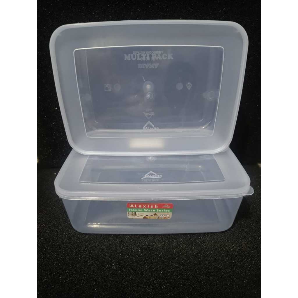 Toples 3500 ML Multipack DIANA ALEXISH  Multipack Bening Transparan Plastik Container Food