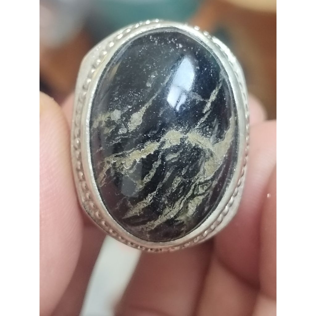 batu cincin fokay hitam sembur petir jagat