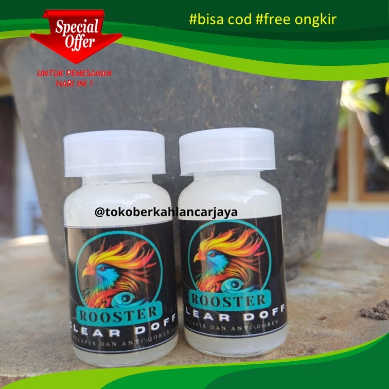 CLEAR DOFF PENGKILAP PELAPIS CAT ANTI GORES UNTUK PERAWATAN MOBIL DOFF ATAU MOTOR DOFF