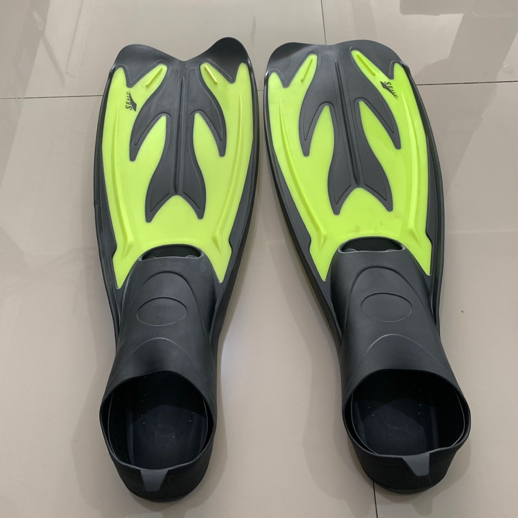 Kaki Katak Seals | Fins Diving Seals Untuk Menyelam | Hitam Hijau
