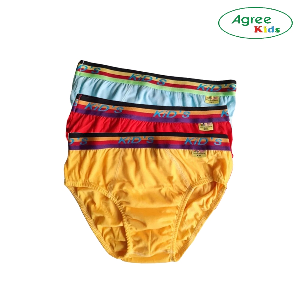 ( 3pc ) CD Agree Kids AG 200 | Celana Dalam Anak | CD Anak Laki | Celana Dalam Agree - Ziyashop