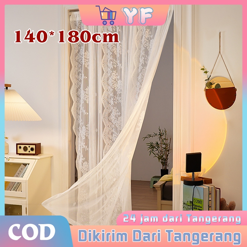 Gorden Vitrase Tirai Minimalis Gorden Siang Tirai Pintu Kamar Dalaman Untuk Pintu Jendela