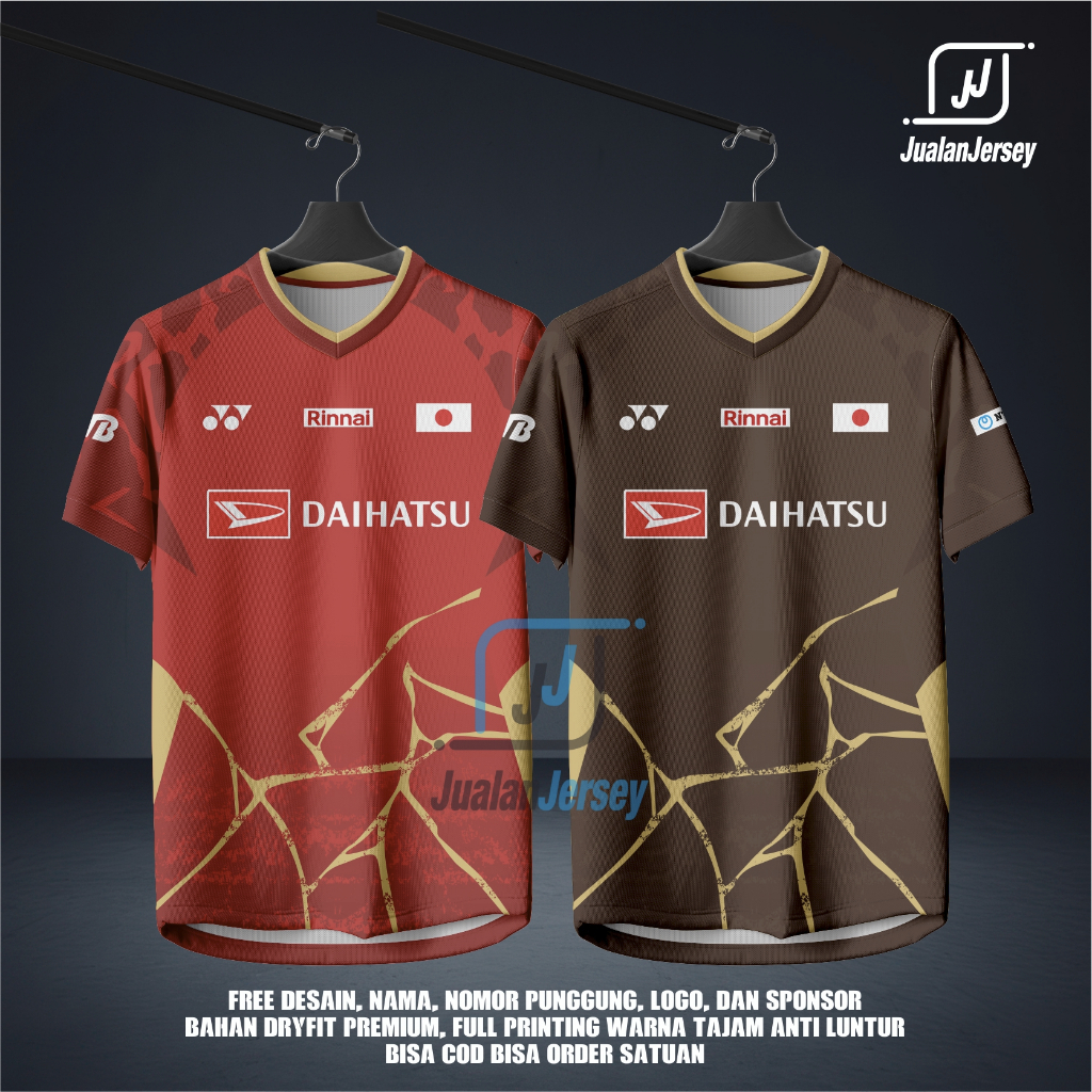 JERSEY BAJU KAOS BADMINTON JAPAN 2025 2026 FREE CUSTOM NAMA