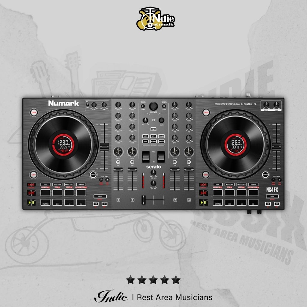 Numark NS4FX 4 Deck DJ Controller