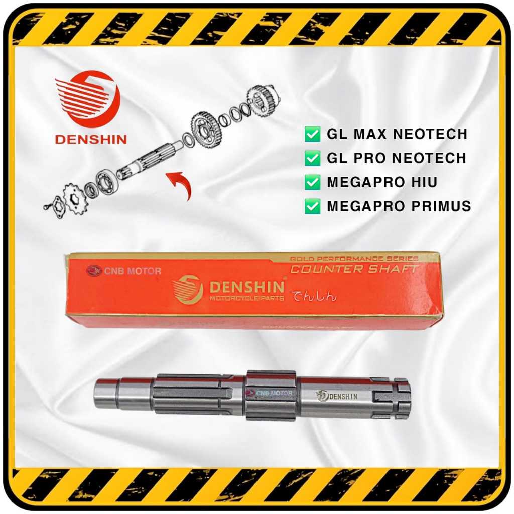 DENSHIN >> As Ger / Gear / Gir Depan Honda GL PRO / MAX NEOTECH | MEGAPRO HIU / PRIMUS