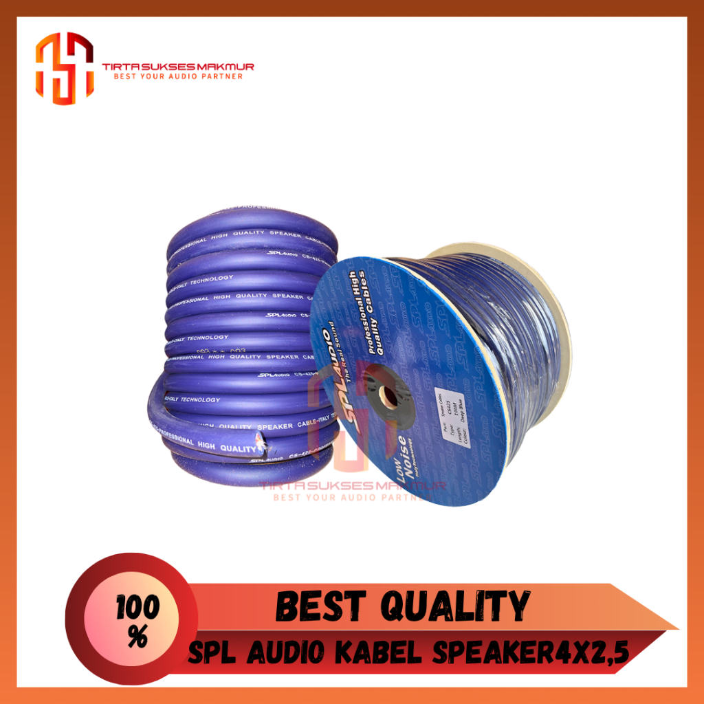 KABEL SPEAKER 4X2.5 SPL AUDIO GROSIR 10 METER