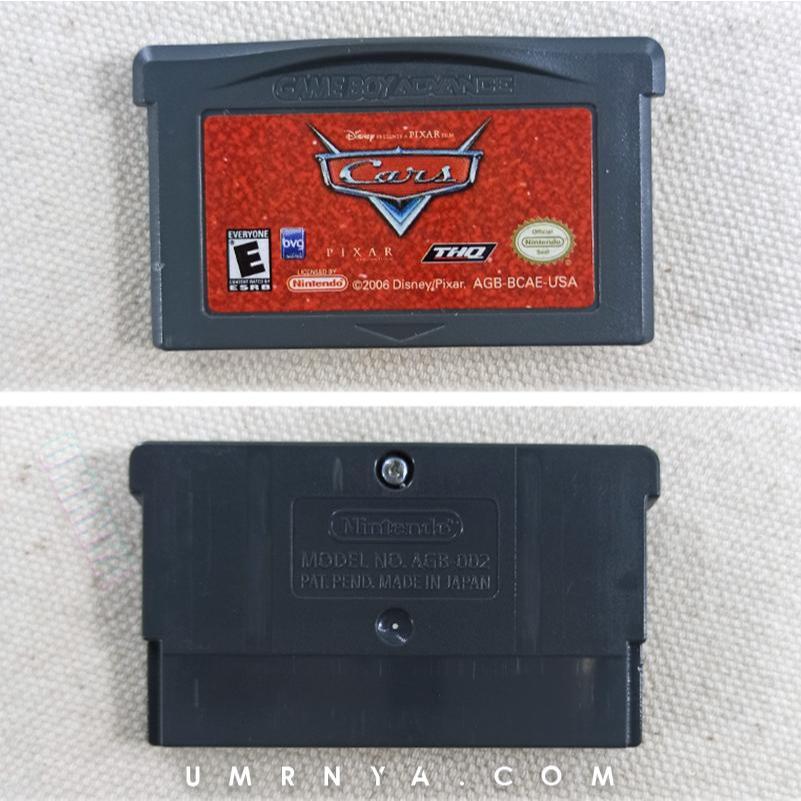 Kaset Cars Original Gameboy GBA SP Game boy Pixar