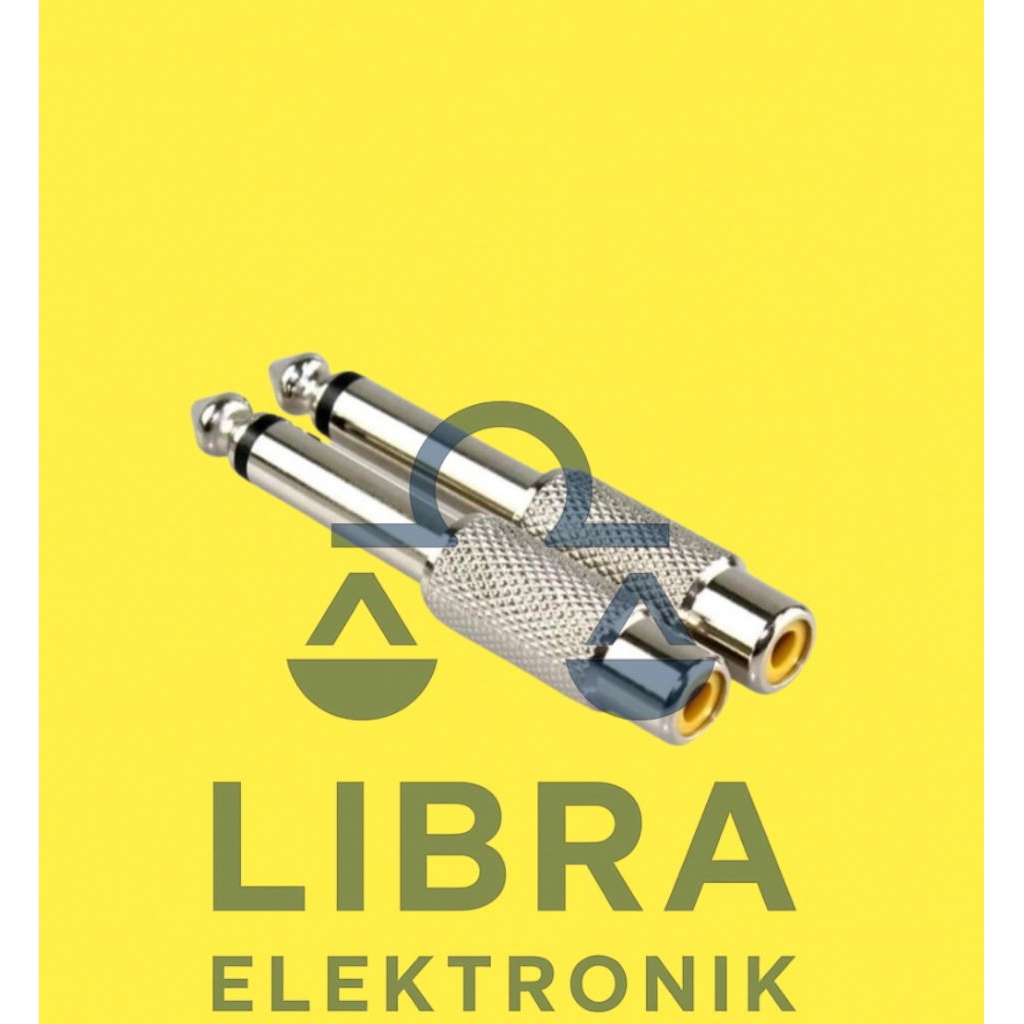 KONVERTER JACK RCA TO AKAI / JACK 6.5mm TO JACK RCA