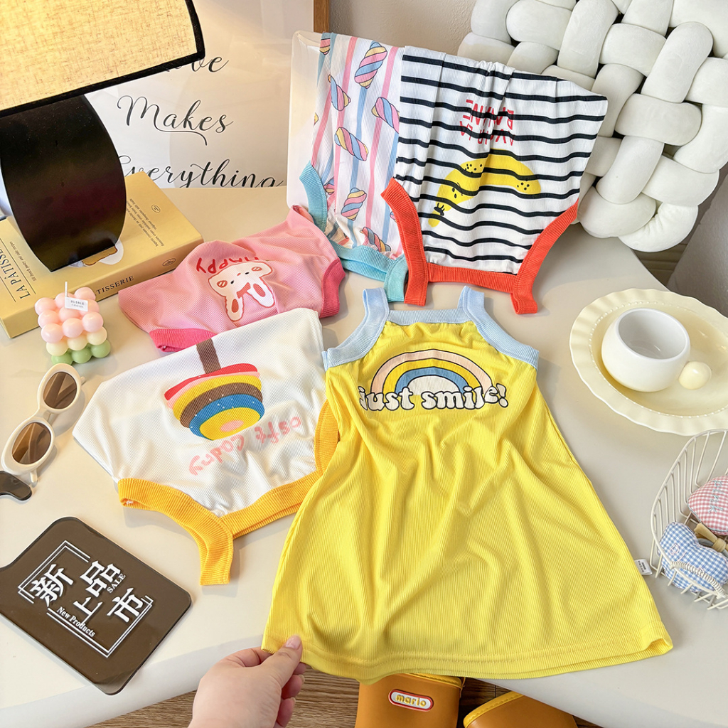 Dress Tanpa Lengan Perempuan Rok Anak Gaun Cewek 5 Motif Impor Terbaru 80-110 ( 6bulan -  5 Tahun)