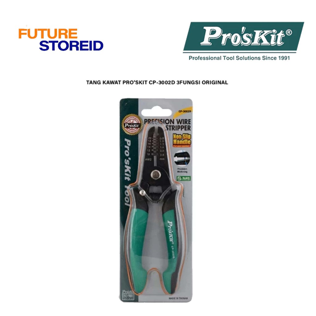 PROSKIT CP-3002D Precision Wire Stripping Tool Nippers Wire Stripper Pliers