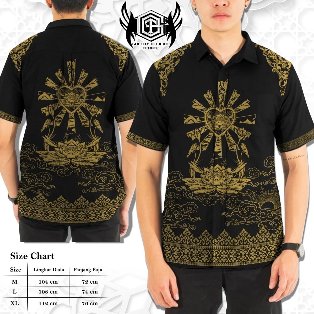 Kemeja PSHT // kemeja pendek PSHT // kemeja PSHT keren // kemeja lengan pendek PSHT // kemeja terate