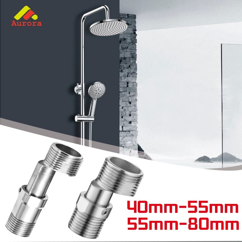 Nepel Z Kuningan Kran drat 1/2"ke 3/4" Panas Dingin Kelas Atas Yang Dapat Disesuaikan untuk Kran Kam