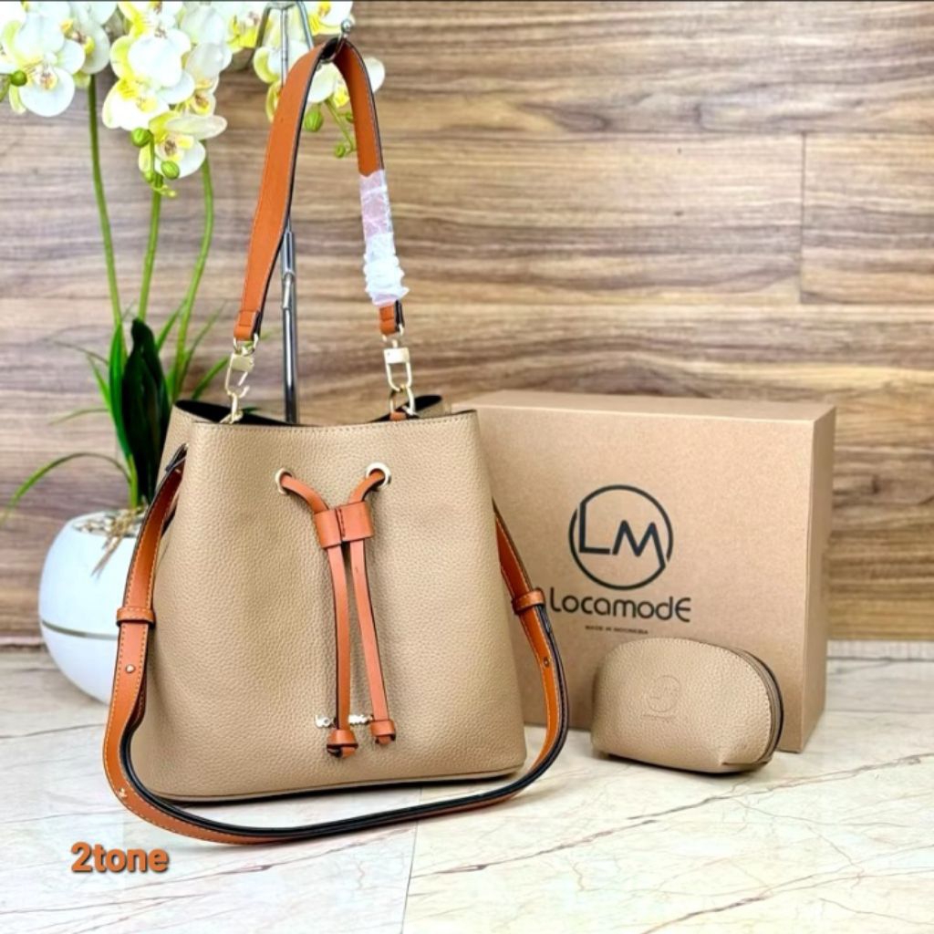 Tas Hangout Wanita Cewek Selempang Serut Simpel Elegan Cantik
