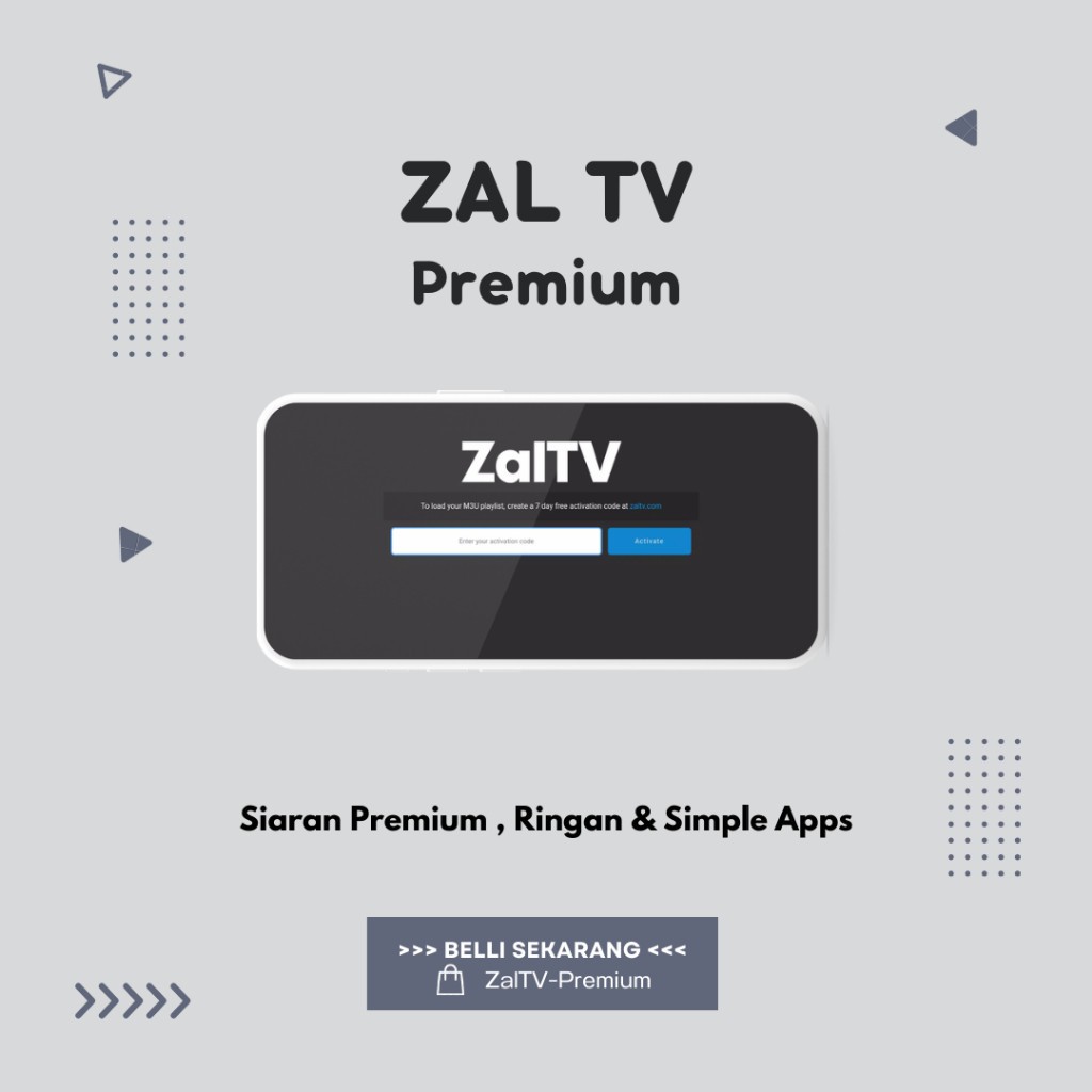 ZALTV Premium Official Bergaransi 1 Bulan