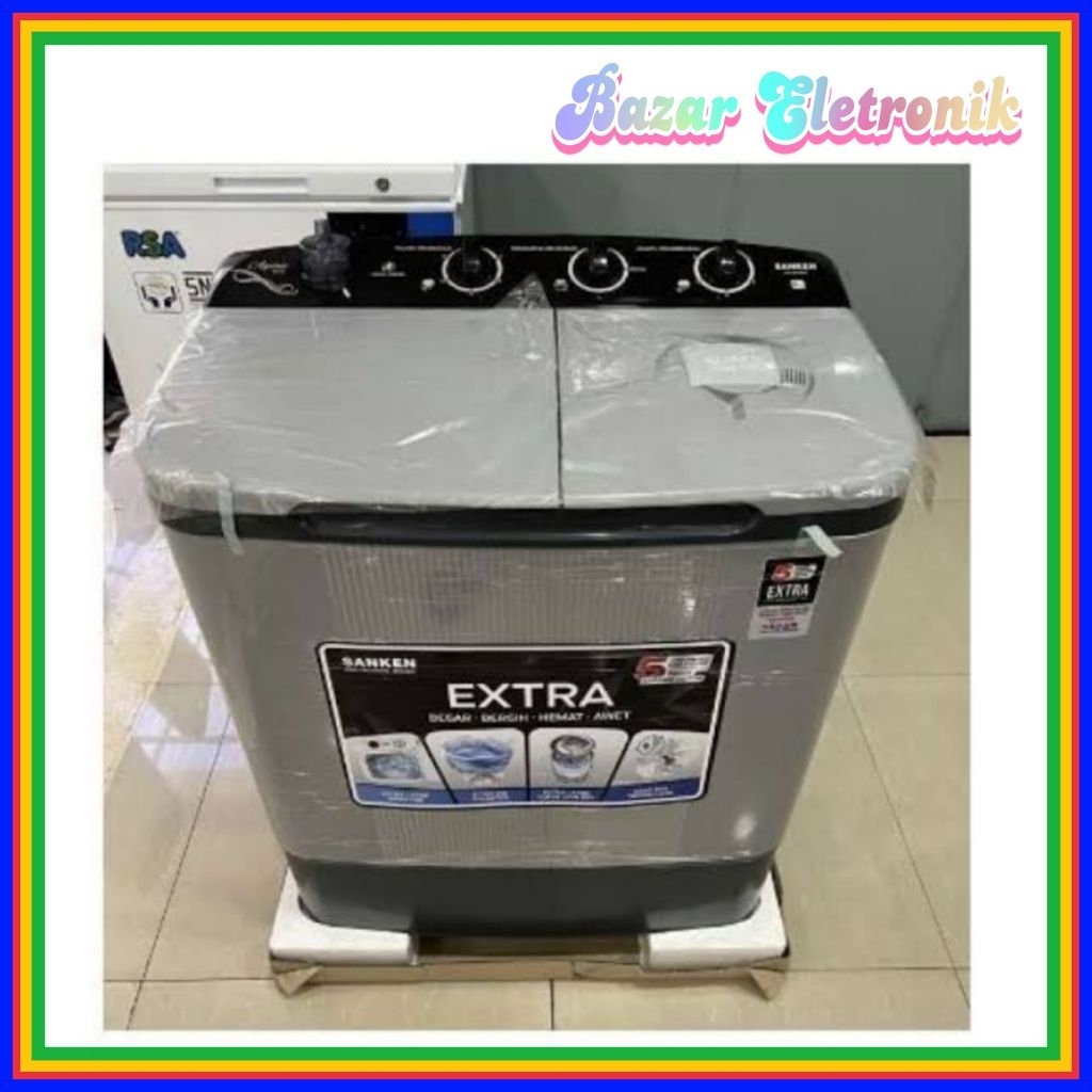 MESIN CUCI SANKEN TW 8600 RL / MESIN CUCI SANKEN 8KG 2 TABUNG