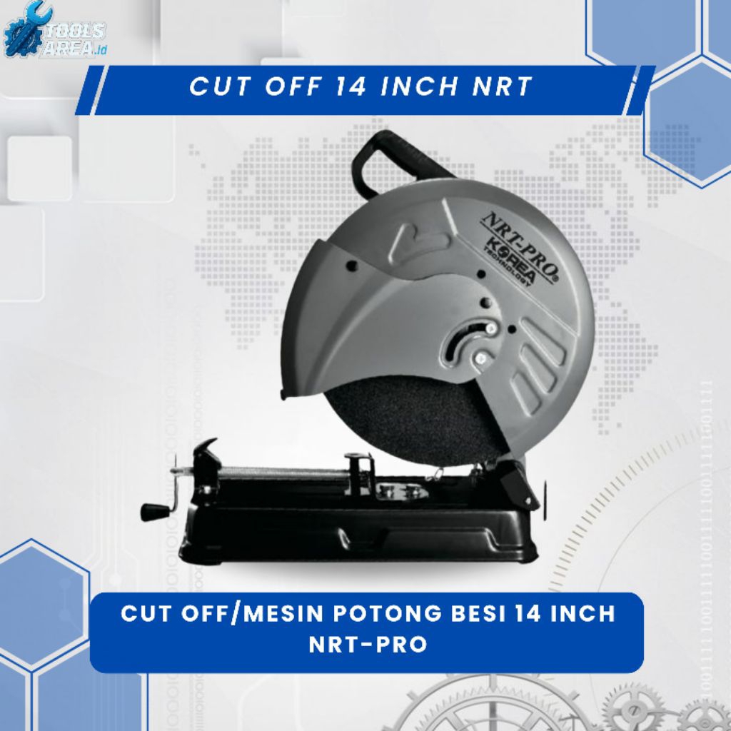 CUT OFF / MESIN POTONG BESI 14"+ BATU POTONG 2614 HD NRT-PRO