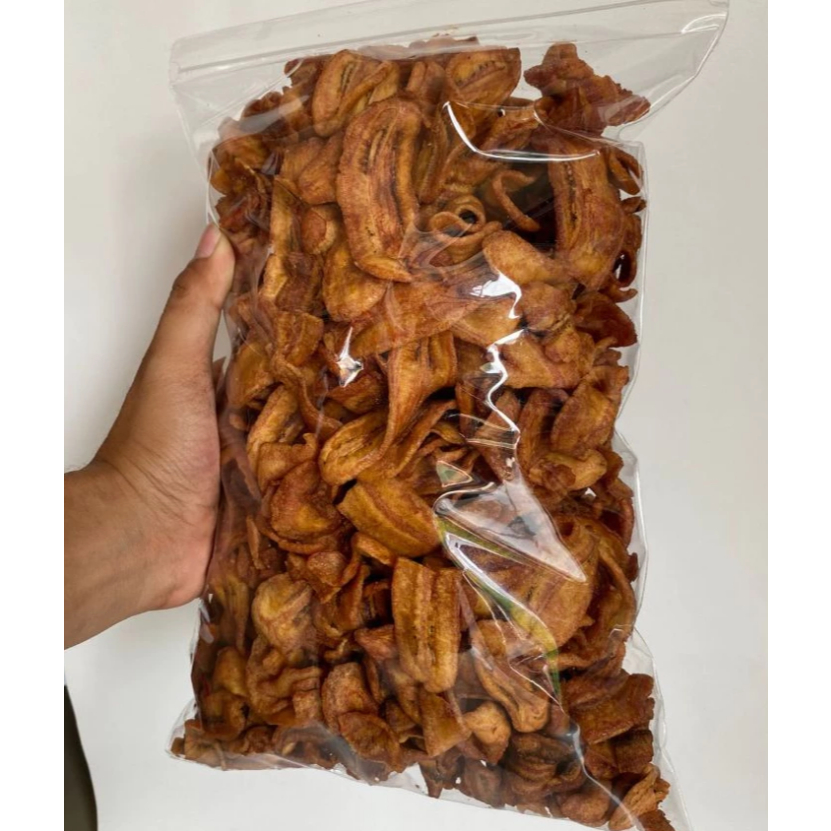 1 BAL Kripik Sale Pisang Kering Tanpa Pengawet Khas Cilacap rasa Manis Renyah Kriuk Cemilan