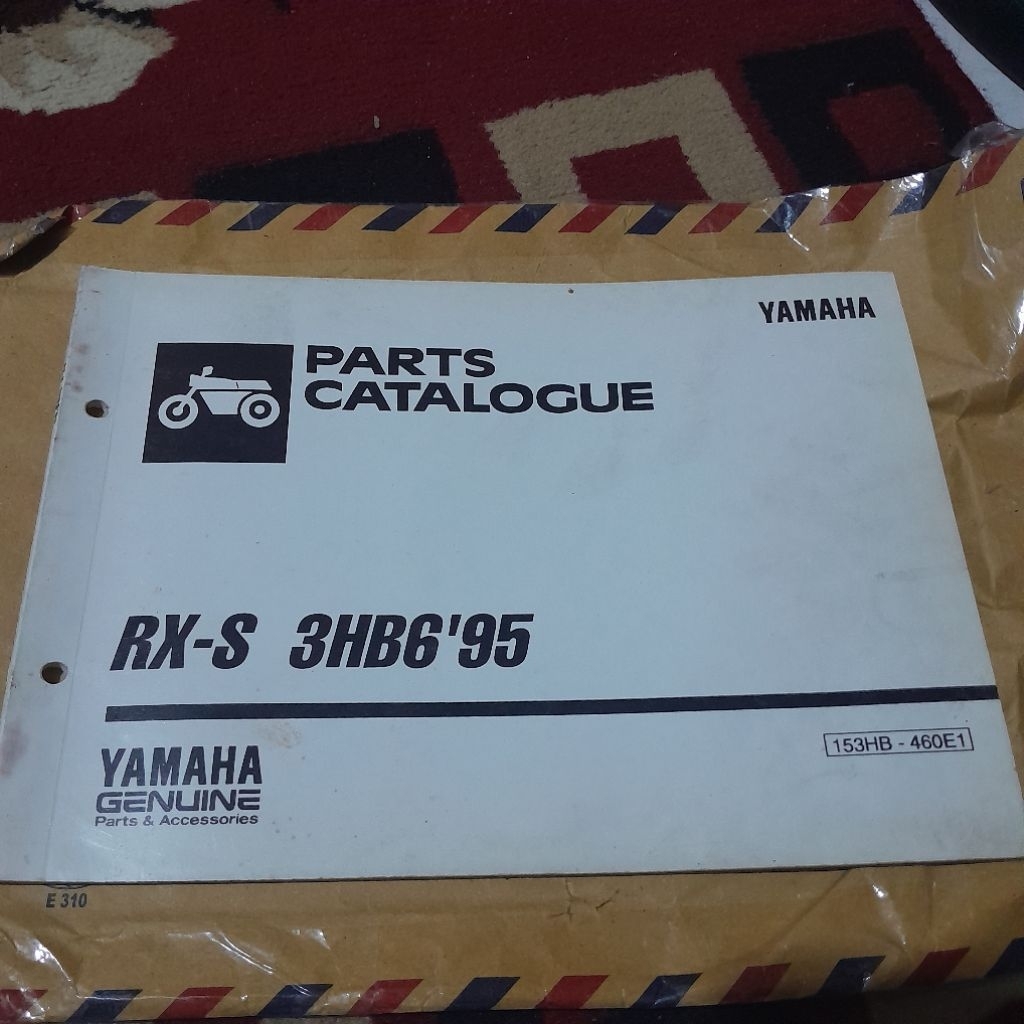 Buku part catalog katalog yamaha rxs rx special 1995 original