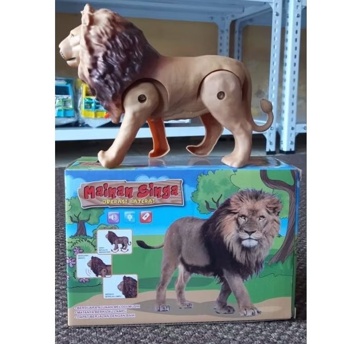 Mainan Singa 3in1 - Mainan Singa Berjalan - Mainan Edukasi Anak