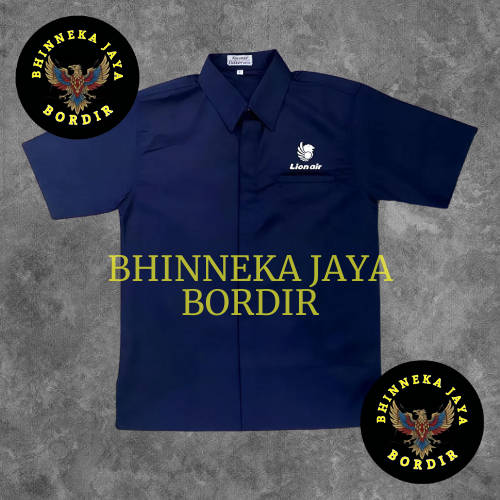 KEMEJA LION AIR PENERBANGAN NAVY
