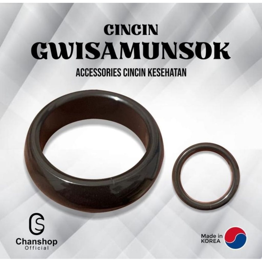 CINCIN BATU GWISAMUNSOK - CINCIN KESEHATAN ASLI KOREA
