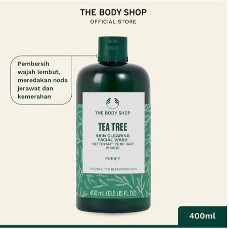 The Body Shop Tea Tree Skin Clearing Facial Wash / The Body Shop Tea Tree