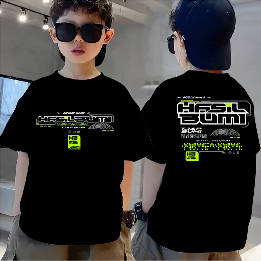 KAOS ANAK SOUND SYSTEM MOTIF HASIL BUMI AUDIO MALANG BAHAN ADEM NYAMAN DIPAKAI