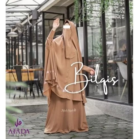 Afada Hijab - Bilqis Abaya Gamis Set (Abaya Gamis Set Haji dan Umrah)
