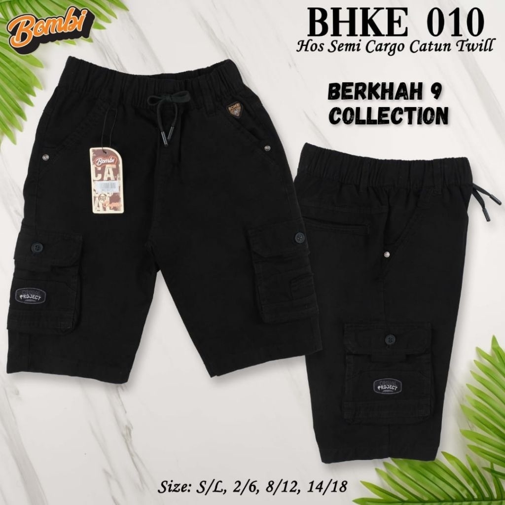 CELANA ANAK LAKI LAKI * BOMBI CARGO PENDEK KHUSUS WARNA HITAM * CELANA BOMBI CELANA TRENDY ELEGAN