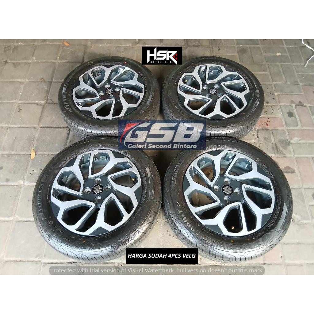 Dijual Velg copotan/oem mobil FRONX R16X6 4X100 ET40 G/P + BAN GY 195 60 R16