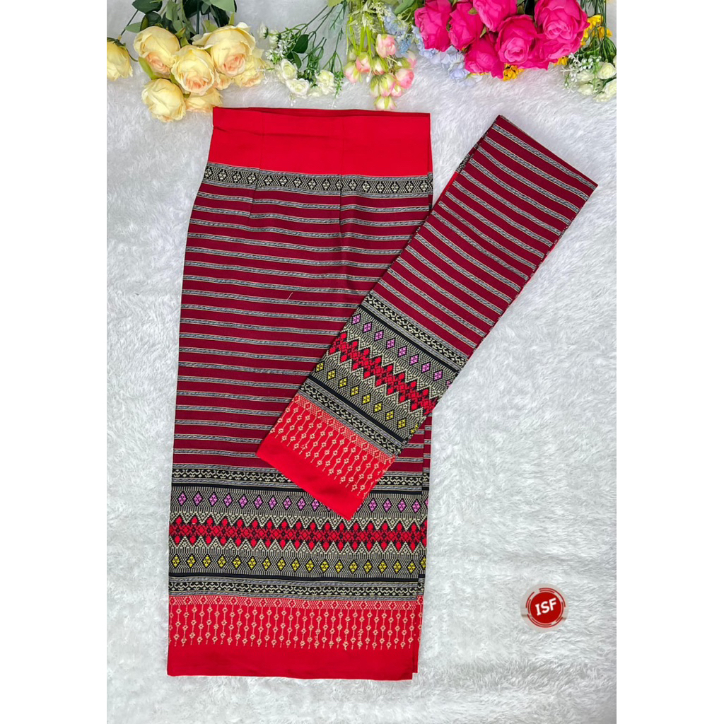 Madam rose Rok lilit tenun bangkok Free selendang  cantik