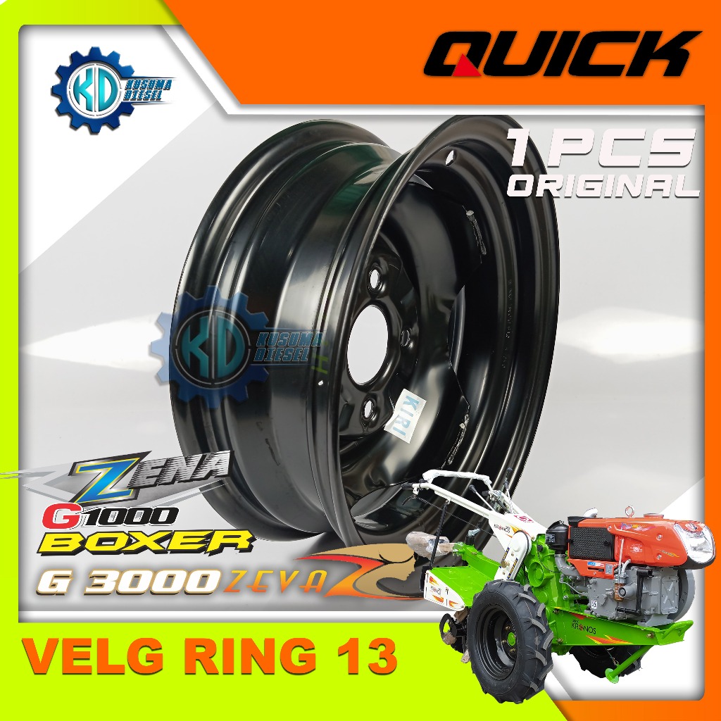 VELG RING 13 SUB ASSY - ORIGINAL TRAKTOR QUICK - TEBAL -  SUB ASSY, G1000/BOXER/ZEVA/ZENA (SP) - ORI