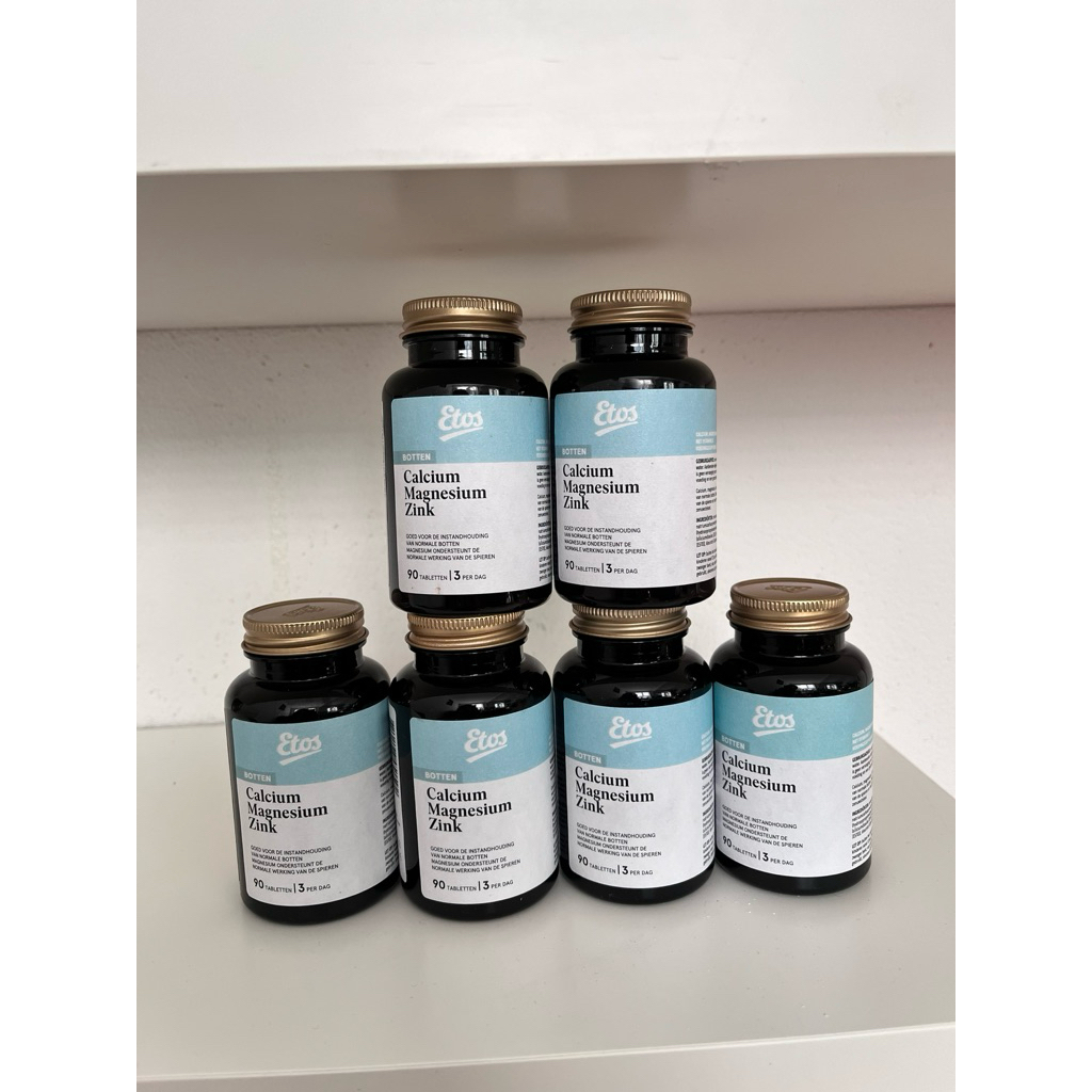 Etos Calcium Magnesium Zinc 90 Tablets – Suplemen Tulang & Imun