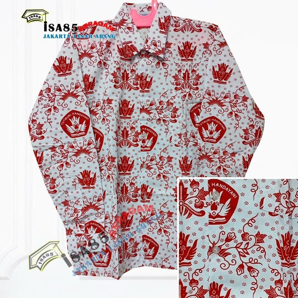 Baju Batik Sekolah Tutwuri SD Seragam Sekolah
