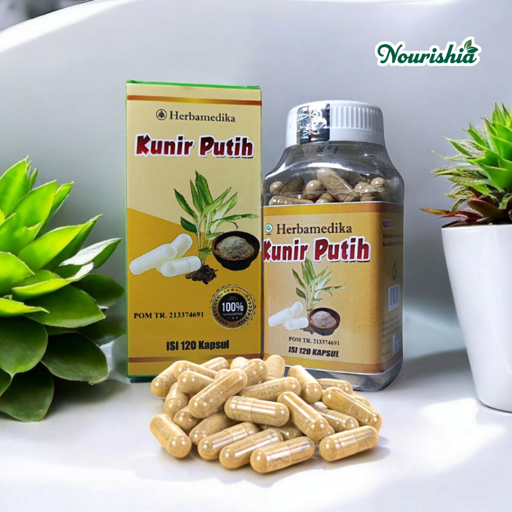 Kunir Putih Herbamedika 120 kapsul BPOM