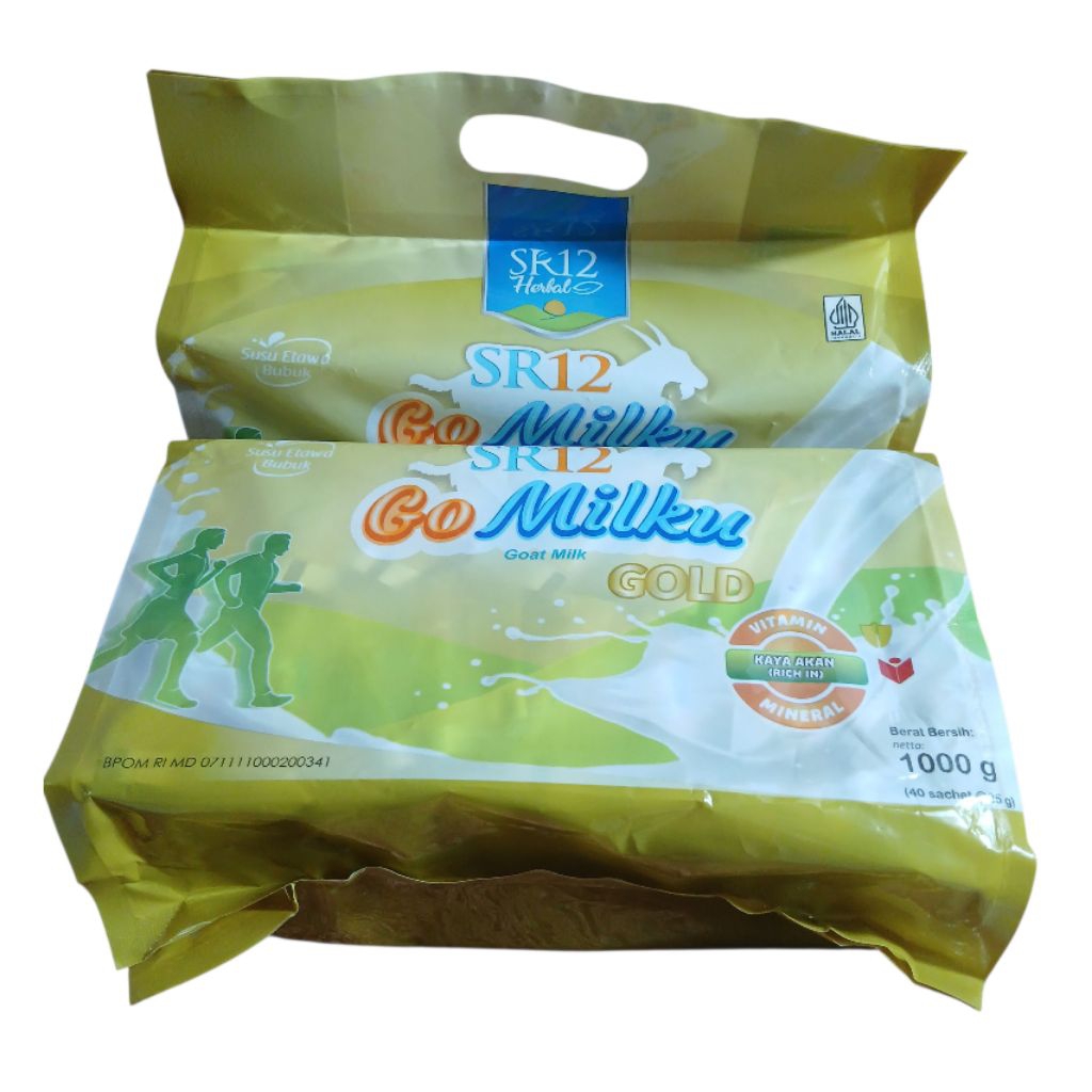 SR12 GO MILKU GOLD SUSU KAMBING ETAWA ASLI
