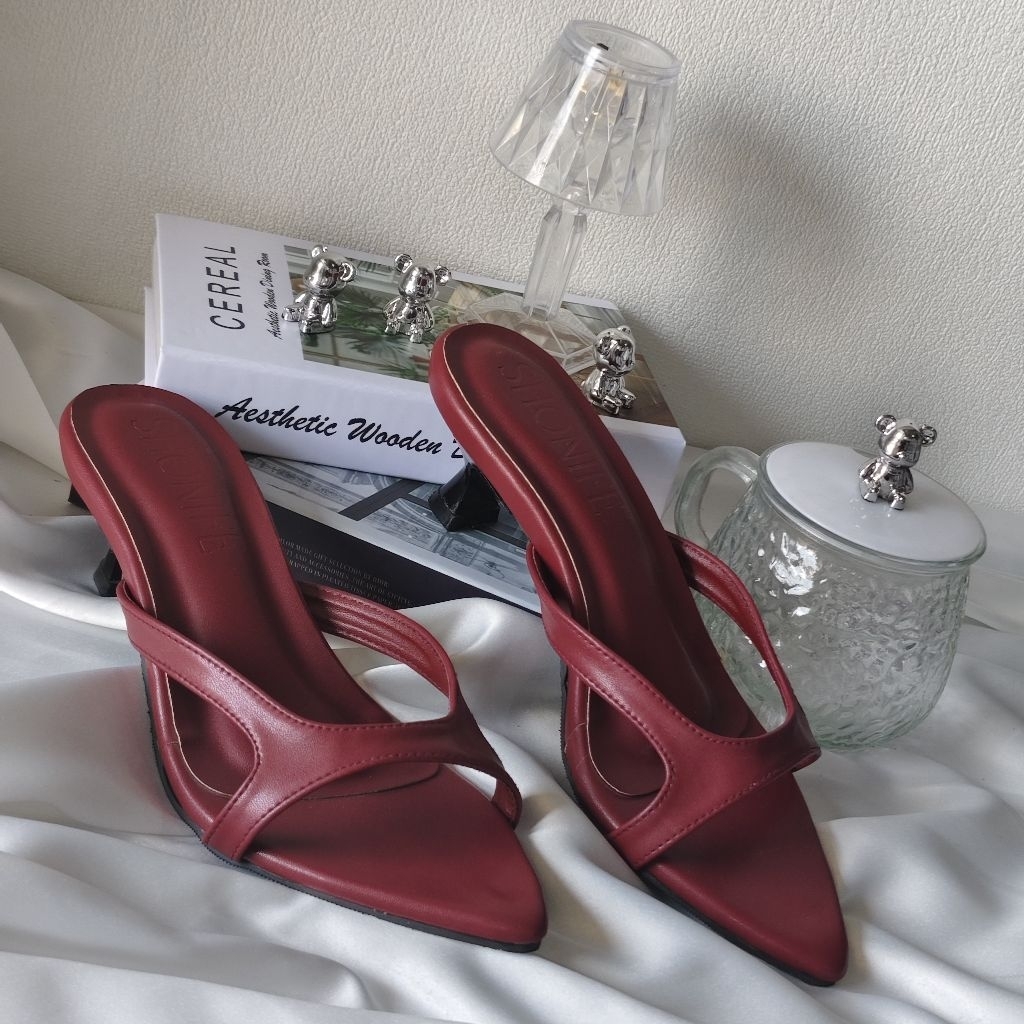 cuci gudang heels sahla upper heels 5cm big size 35 -42