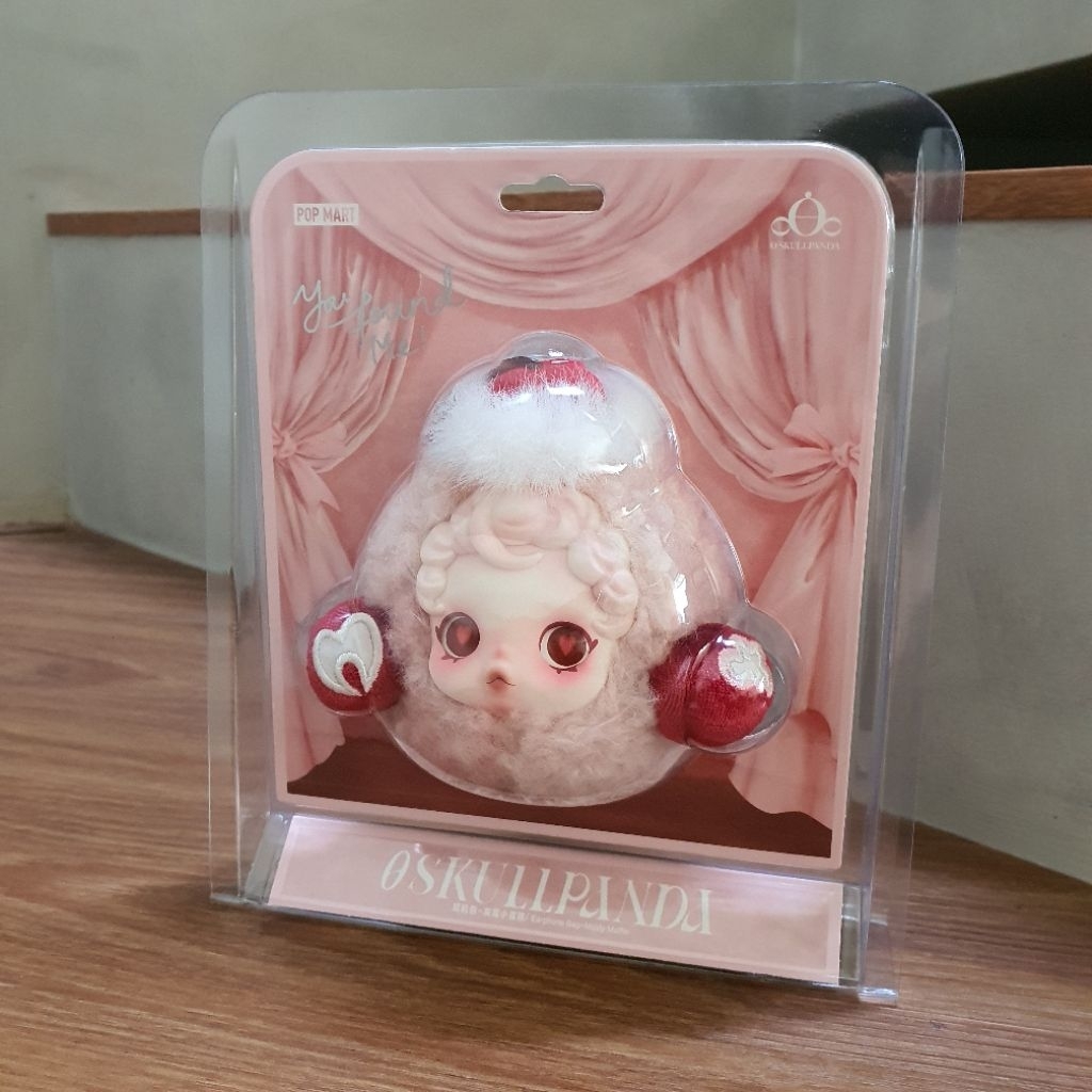 PopMart ORIGINAL SNI SKULLPANDA You Found Me! Earphone Bag - Moldy Muffin