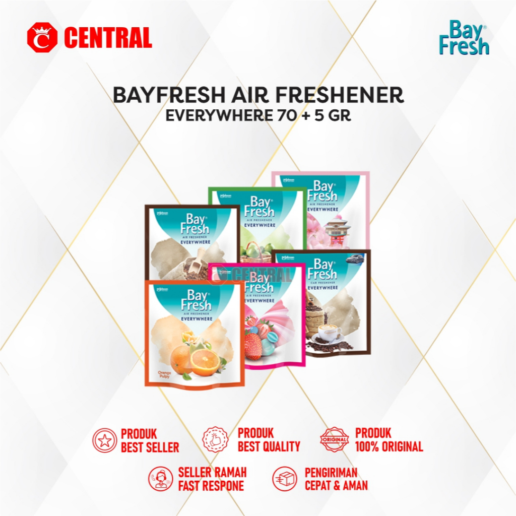 ORIGINAL Bayfresh Everywhere Air Freshener 70 + 5gr / Bayfresh Gantung Pengharum Ruangan