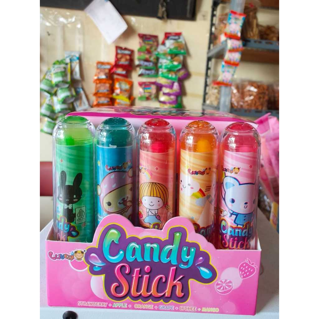 (10 PCS) Luvmi Permen Lipstik JELLY Rasa BUAH