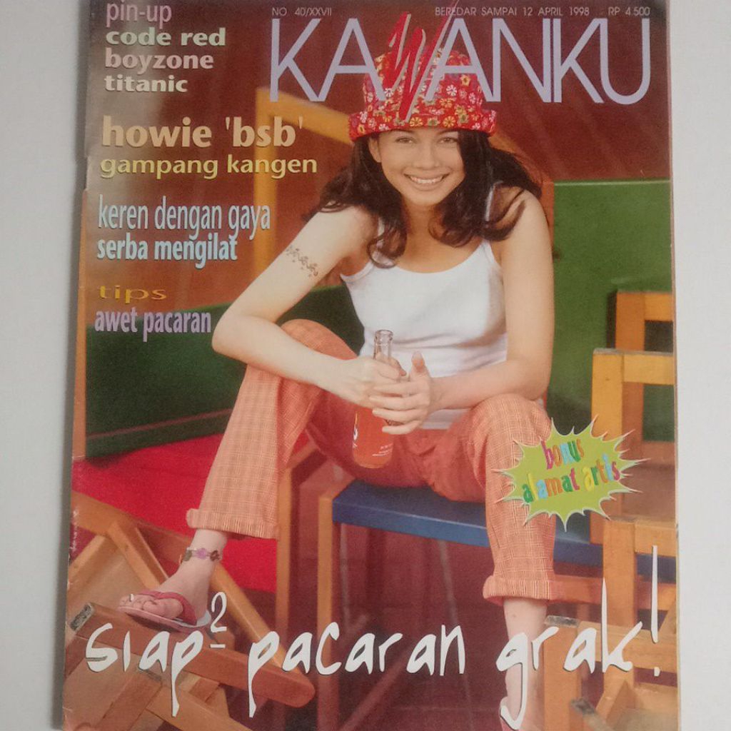 Majalah Kawanku Tahun 1998 Cover Cantik Jihan Fahira (Finalis Gadsam'93)