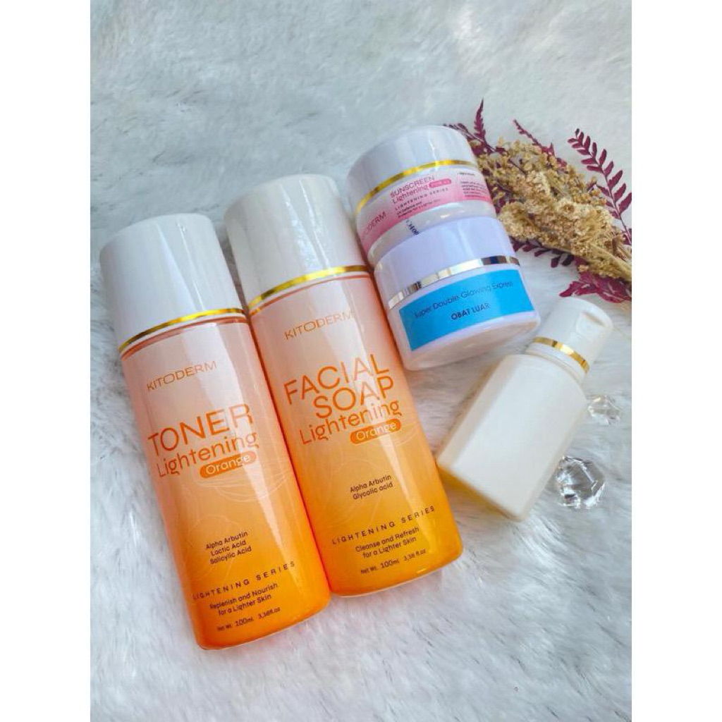 paket whitening doubel glow gel express whitening flek