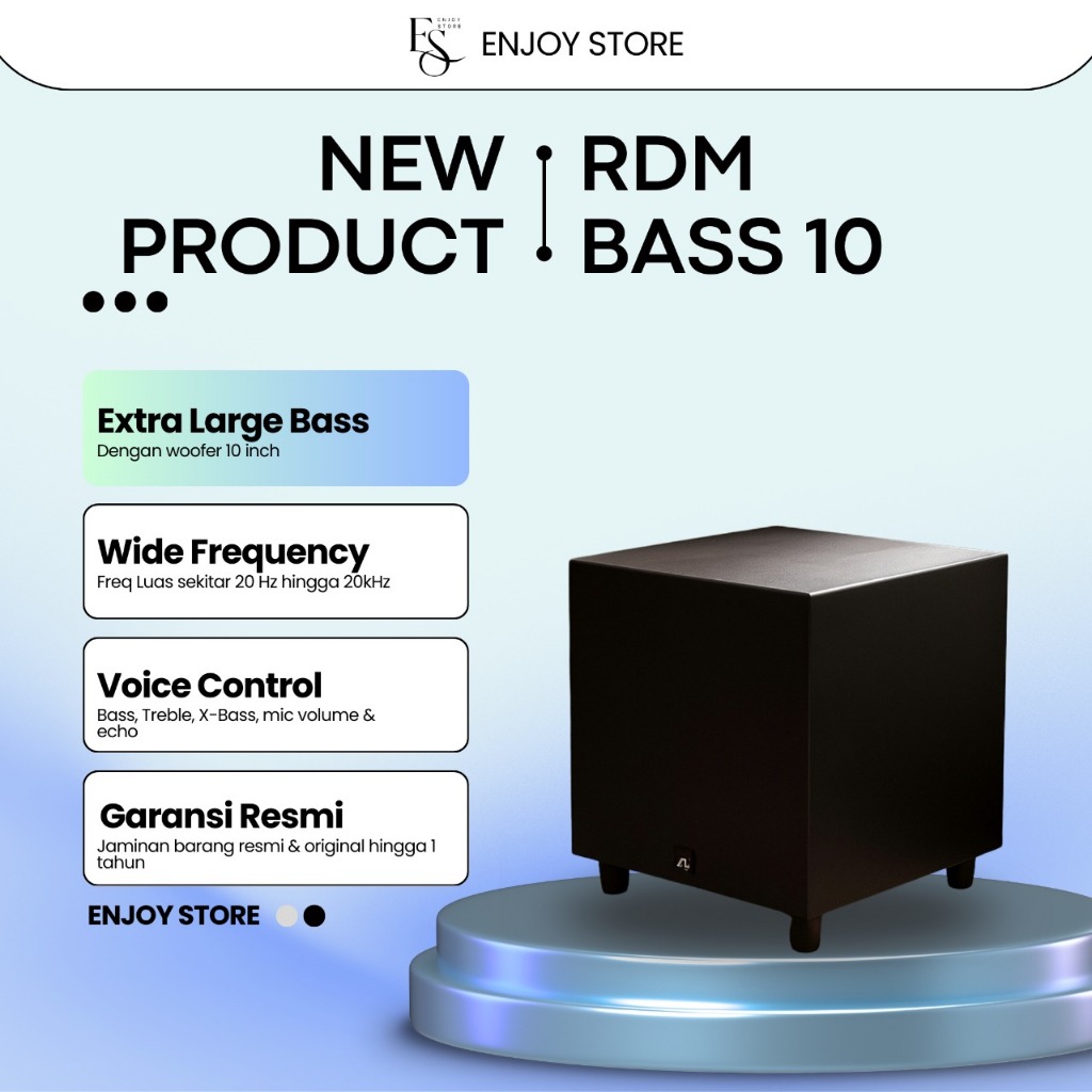 ROADMASTER - Subwoofer Speaker Bass 10 Subwoofer Active | Garansi 1 Tahun
