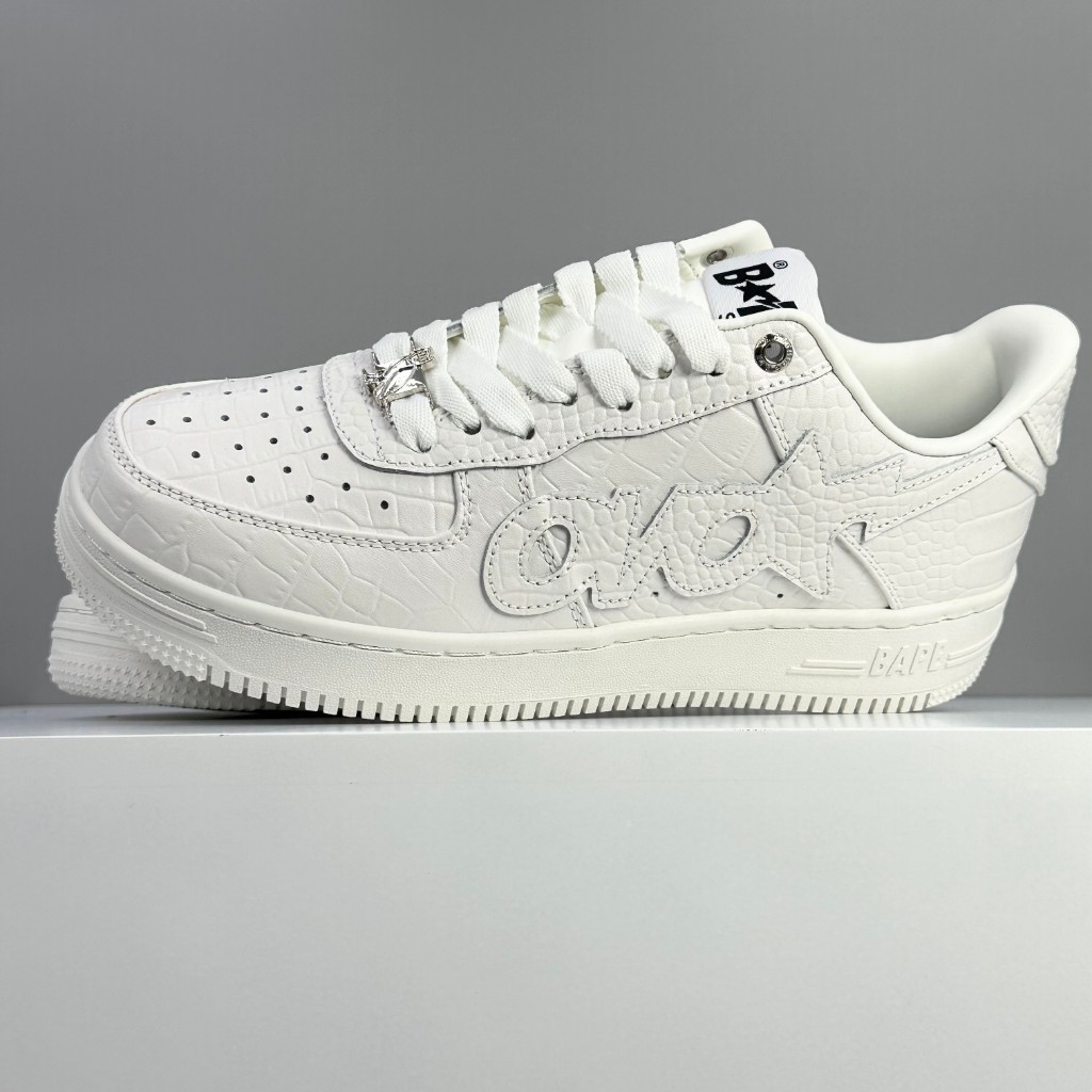 OVO x A Bathing Ape Bapesta - White