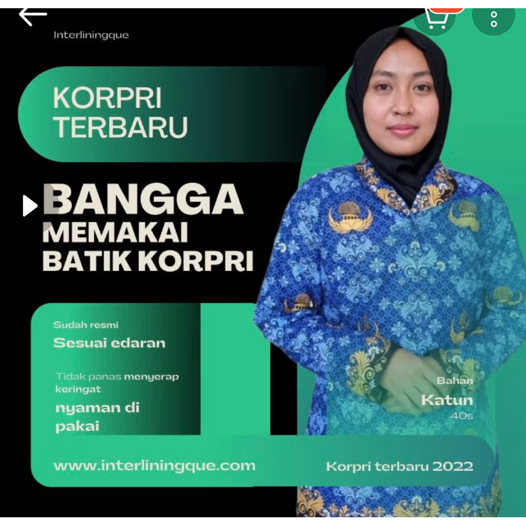 PRELOVED BAJU KORPRI TERBARU UKURAN L