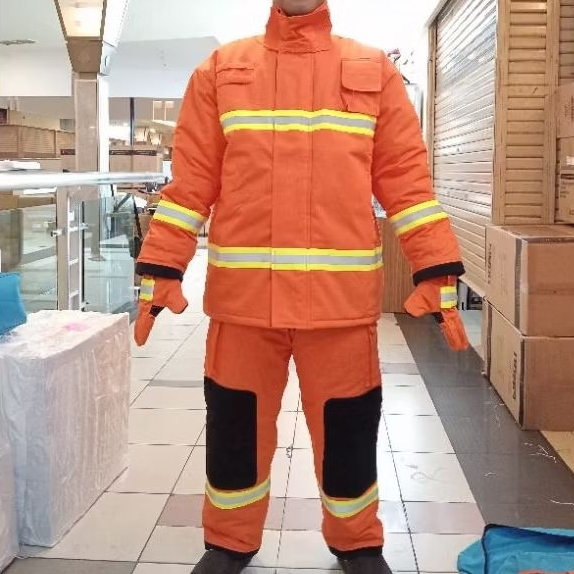 Baju Pemadam Kebakaran Nomex IIIA / Setelan Pemadam Nomex IIIA OStandar NFPA